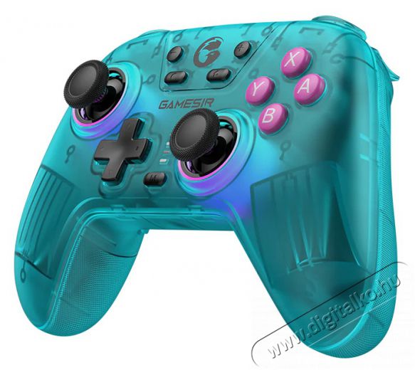 GameSir Nova Multiplatform Gaming Controller Neon Teal Iroda &eacute;s sz&aacute;m&iacute;t&aacute;stechnika - J&aacute;t&eacute;k konzol - Kontroller - 528955