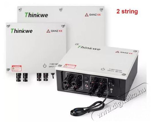 GANZ Tűzeseti DC 1000VDC/40A 2 string leválasztó kapcsoló Háztartás / Otthon / Kültér - Biztonságtechnika - Kiegészítő - 465198