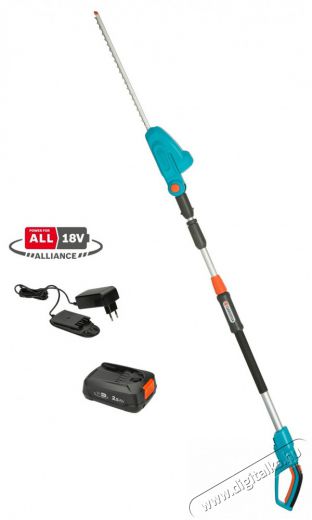 Gardena 1473220 THS 42/18V P4A Teleszkópos sövénynyíró akkumulátorral Háztartás / Otthon / Kültér - Kültér / kerti termék / grill - Sövény / kézi fű és lomb vágó - 365553