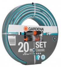 Gardena Classic 13 mm (1/2")  rendszerelemekkel 20 m tömlő Háztartás / Otthon / Kültér - Kültér / kerti termék / grill - Öntöző / locsoló - 386613