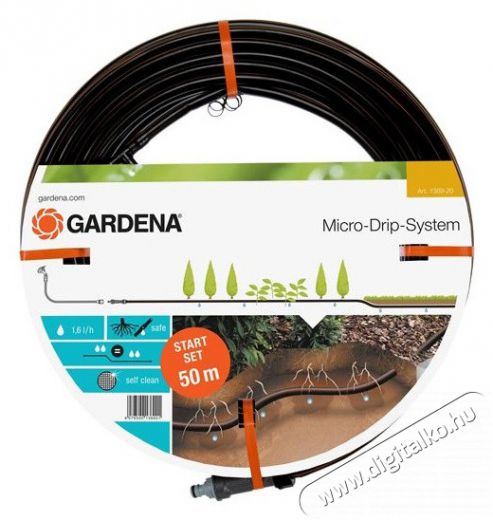 Gardena 1389-20 Micro-Drip-System 13,7 mm föld alatti csepegtetőcső induló készlet Háztartás / Otthon / Kültér - Kültér / kerti termék / grill - Öntöző / locsoló - 386321