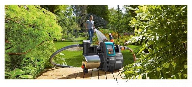 Gardena Pr&eacute;mium 6000/6E LCD inox h&aacute;ztart&aacute;si automata szivatty&uacute; H&aacute;ztart&aacute;s / Otthon / K&uuml;lt&eacute;r - K&uuml;lt&eacute;r / kerti term&eacute;k / grill - Szivatty&uacute; - 449917