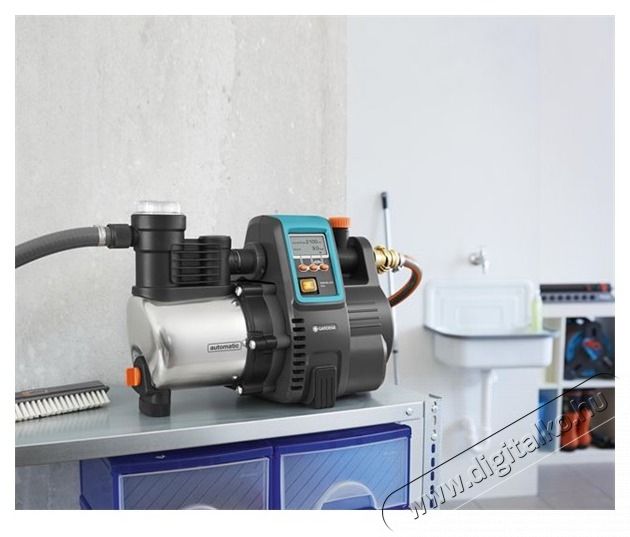 Gardena Pr&eacute;mium 6000/6E LCD inox h&aacute;ztart&aacute;si automata szivatty&uacute; H&aacute;ztart&aacute;s / Otthon / K&uuml;lt&eacute;r - K&uuml;lt&eacute;r / kerti term&eacute;k / grill - Szivatty&uacute; - 449917