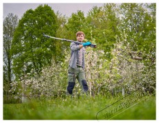 Gardena HighCut 360/18V P4A Akkumulátoros, teleszkópos ágvágó olló készlet Háztartás / Otthon / Kültér - Kültér / kerti termék / grill - Sövény / kézi fű és lomb vágó - 518717