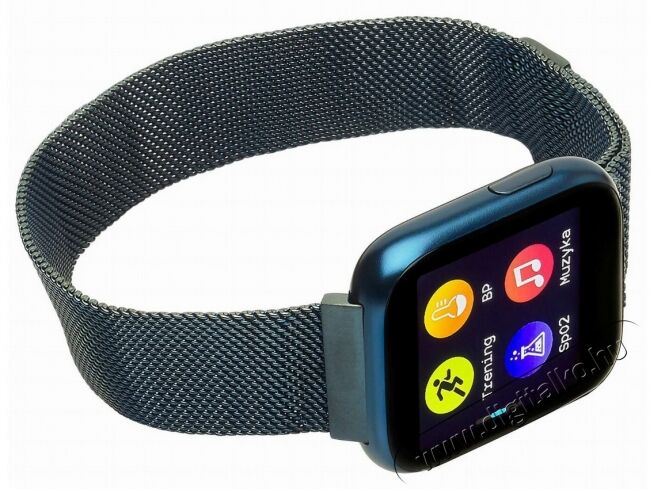Garett Women Eva fém szíjas okosóra kék Mobil / Kommunikáció / Smart - Okos eszköz - Okosóra - 369693