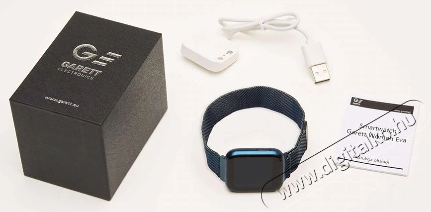 Garett Women Eva fém szíjas okosóra kék Mobil / Kommunikáció / Smart - Okos eszköz - Okosóra - 369693