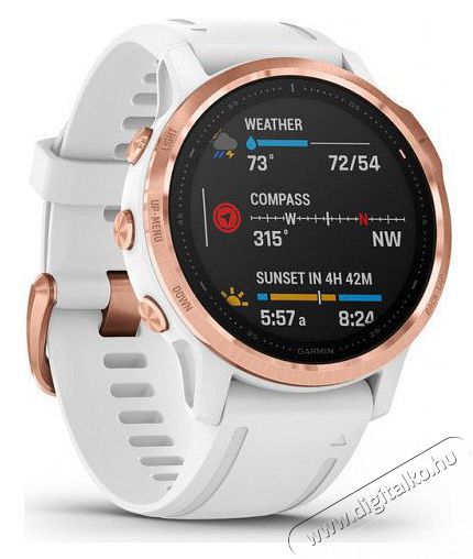 Garmin fenix 6S Pro Rose Gold okos&oacute;ra Mobil / Kommunik&aacute;ci&oacute; / Smart - Okos eszk&ouml;z - Okos&oacute;ra - 374359