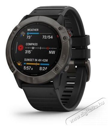 Garmin fenix 6X Pro fekete okos&oacute;ra Mobil / Kommunik&aacute;ci&oacute; / Smart - Okos eszk&ouml;z - Okos&oacute;ra - 374361