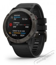 Garmin fenix 6X Pro fekete okos&oacute;ra Mobil / Kommunik&aacute;ci&oacute; / Smart - Okos eszk&ouml;z - Okos&oacute;ra - 374361