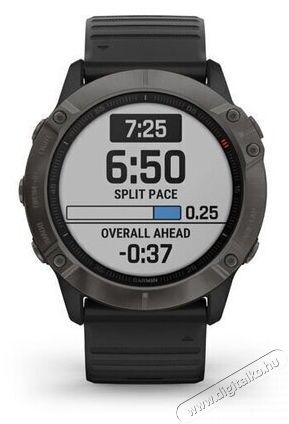 Garmin fenix 6X Pro fekete okos&oacute;ra Mobil / Kommunik&aacute;ci&oacute; / Smart - Okos eszk&ouml;z - Okos&oacute;ra - 374361