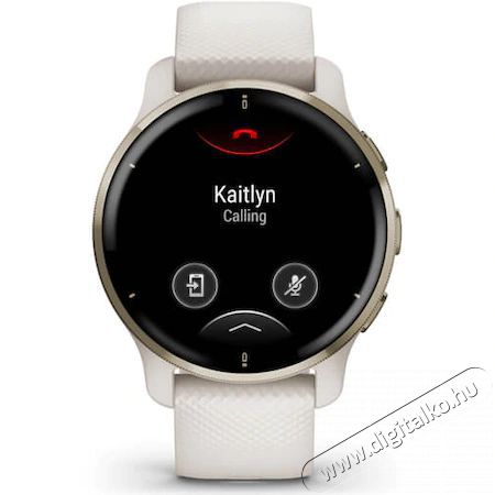 Garmin Venu 2 Plus Kr&eacute;marany okos&oacute;ra, elef&aacute;ntcsont szilikonsz&iacute;jjal Mobil / Kommunik&aacute;ci&oacute; / Smart - Okos eszk&ouml;z - Okos&oacute;ra - 381570