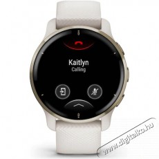 Garmin Venu 2 Plus Kr&eacute;marany okos&oacute;ra, elef&aacute;ntcsont szilikonsz&iacute;jjal Mobil / Kommunik&aacute;ci&oacute; / Smart - Okos eszk&ouml;z - Okos&oacute;ra - 381570