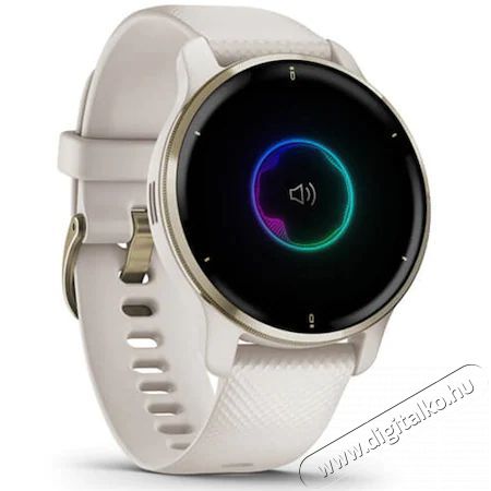 Garmin Venu 2 Plus Kr&eacute;marany okos&oacute;ra, elef&aacute;ntcsont szilikonsz&iacute;jjal Mobil / Kommunik&aacute;ci&oacute; / Smart - Okos eszk&ouml;z - Okos&oacute;ra - 381570