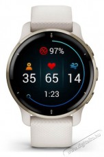 Garmin Venu 2 Plus Kr&eacute;marany okos&oacute;ra, elef&aacute;ntcsont szilikonsz&iacute;jjal Mobil / Kommunik&aacute;ci&oacute; / Smart - Okos eszk&ouml;z - Okos&oacute;ra - 381570