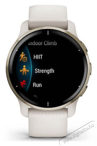Garmin Venu 2 Plus Kr&eacute;marany okos&oacute;ra, elef&aacute;ntcsont szilikonsz&iacute;jjal Mobil / Kommunik&aacute;ci&oacute; / Smart - Okos eszk&ouml;z - Okos&oacute;ra - 381570