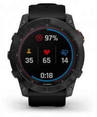 Garmin fenix 7X Solar (51mm) szilikon pántos fekete okosóra Mobil / Kommunikáció / Smart - Okos eszköz - Okosóra - 443827