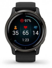 Garmin Venu 2 sz&uuml;rke fekete sz&iacute;jas okos&oacute;ra Mobil / Kommunik&aacute;ci&oacute; / Smart - Okos eszk&ouml;z - Okos&oacute;ra - 452106