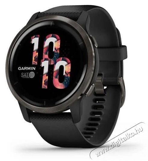 Garmin Venu 2 sz&uuml;rke fekete sz&iacute;jas okos&oacute;ra Mobil / Kommunik&aacute;ci&oacute; / Smart - Okos eszk&ouml;z - Okos&oacute;ra - 452106