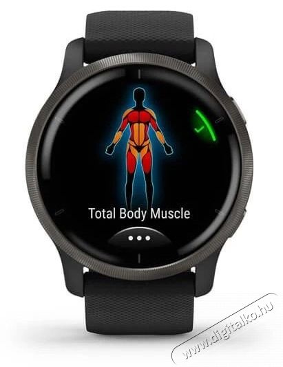 Garmin Venu 2 sz&uuml;rke fekete sz&iacute;jas okos&oacute;ra Mobil / Kommunik&aacute;ci&oacute; / Smart - Okos eszk&ouml;z - Okos&oacute;ra - 452106