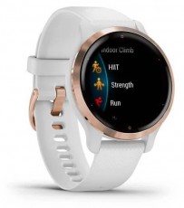 Garmin Venu 2S rózsa arany fehér szíjas okosóra Mobil / Kommunikáció / Smart - Okos eszköz - Okosóra - 452108
