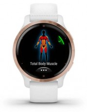 Garmin Venu 2S rózsa arany fehér szíjas okosóra Mobil / Kommunikáció / Smart - Okos eszköz - Okosóra - 452108