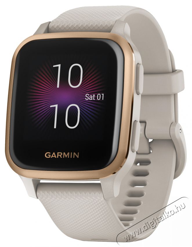 Garmin Venu Sq Music Vil&aacute;gos homokkő , r&oacute;zsaarany kerettel &Uacute;jdons&aacute;gok - Legfrissebb term&eacute;kek - 374381