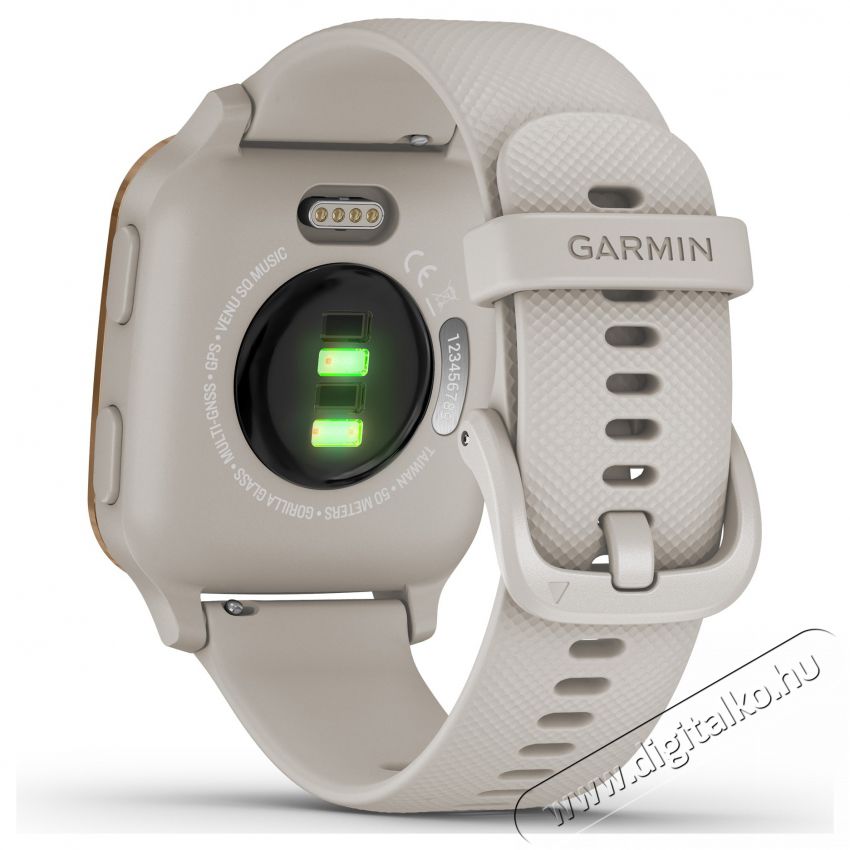 Garmin Venu Sq Music Vil&aacute;gos homokkő , r&oacute;zsaarany kerettel &Uacute;jdons&aacute;gok - Legfrissebb term&eacute;kek - 374381