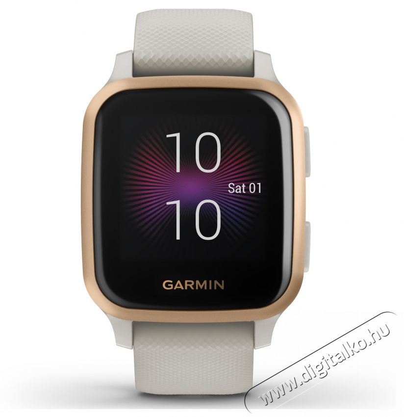 Garmin Venu Sq Music Vil&aacute;gos homokkő , r&oacute;zsaarany kerettel &Uacute;jdons&aacute;gok - Legfrissebb term&eacute;kek - 374381