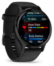 Garmin Venu 3 fekete, fekete kerettel, szilikon szíjjal okosóra Mobil / Kommunikáció / Smart - Okos eszköz - Okosóra - 501031
