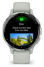 Garmin Venu 3S zsálya, ezüst kerettel, szilikon szíjjal okosóra Mobil / Kommunikáció / Smart - Okos eszköz - Okosóra - 501030