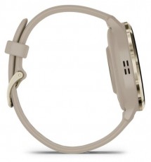 Garmin Venu 3S francia szürke-krémarany, szilikon szíjjal okosóra Mobil / Kommunikáció / Smart - Okos eszköz - Okosóra - 508868
