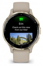 Garmin Venu 3S francia szürke-krémarany, szilikon szíjjal okosóra Mobil / Kommunikáció / Smart - Okos eszköz - Okosóra - 508868