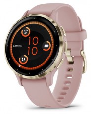 Garmin Venu 3S rózsa krémarany, szilikon szíjjal okosóra Mobil / Kommunikáció / Smart - Okos eszköz - Okosóra - 508869