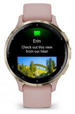 Garmin Venu 3S rózsa krémarany, szilikon szíjjal okosóra Mobil / Kommunikáció / Smart - Okos eszköz - Okosóra - 508869