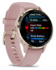 Garmin Venu 3S rózsa krémarany, szilikon szíjjal okosóra Mobil / Kommunikáció / Smart - Okos eszköz - Okosóra - 508869