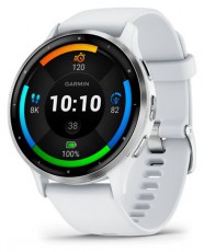 Garmin Venu 3 homokkő, ezüst kerettel, szilikon szíjjal okosóra Mobil / Kommunikáció / Smart - Okos eszköz - Okosóra - 513878