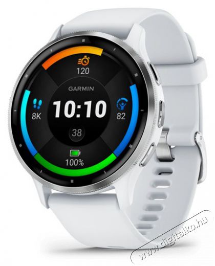 Garmin Venu 3 homokkő, ezüst kerettel, szilikon szíjjal okosóra Mobil / Kommunikáció / Smart - Okos eszköz - Okosóra - 513878