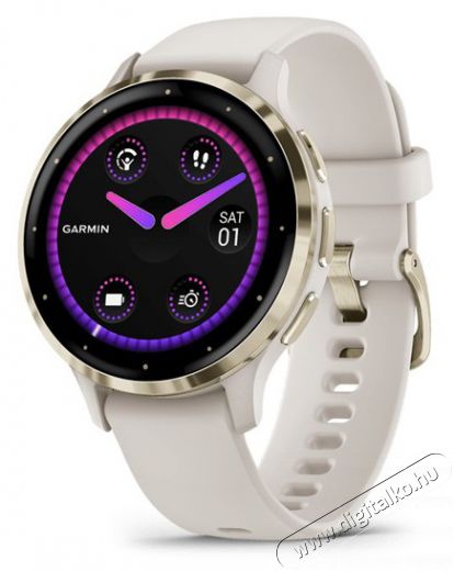 Garmin Venu 3S elef&aacute;ntcsont kr&eacute;marany, szilikon sz&iacute;jjal okos&oacute;ra Mobil / Kommunik&aacute;ci&oacute; / Smart - Okos eszk&ouml;z - Okos&oacute;ra - 513879