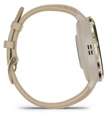 Garmin Venu 3S francia szürke-krémarany, bőr és szilikon szíjjal okosóra Mobil / Kommunikáció / Smart - Okos eszköz - Okosóra - 513880