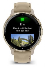 Garmin Venu 3S francia szürke-krémarany, bőr és szilikon szíjjal okosóra Mobil / Kommunikáció / Smart - Okos eszköz - Okosóra - 513880