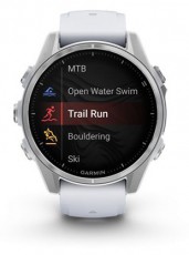 Garmin 010-02903-00 fenix 8 AMOLED (43mm) feh&eacute;r szilikon p&aacute;ntos ez&uuml;st okos&oacute;ra Mobil / Kommunik&aacute;ci&oacute; / Smart - Okos eszk&ouml;z - Okos&oacute;ra - 514624