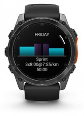 Garmin 010-02905-00 fenix 8 AMOLED (51mm) szilikon p&aacute;ntos fekete okos&oacute;ra Mobil / Kommunik&aacute;ci&oacute; / Smart - Okos eszk&ouml;z - Okos&oacute;ra - 514625