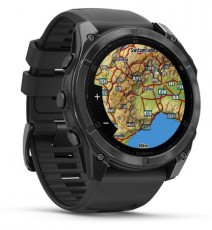 Garmin 010-02905-00 fenix 8 AMOLED (51mm) szilikon p&aacute;ntos fekete okos&oacute;ra Mobil / Kommunik&aacute;ci&oacute; / Smart - Okos eszk&ouml;z - Okos&oacute;ra - 514625