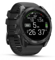 Garmin 010-02905-00 fenix 8 AMOLED (51mm) szilikon p&aacute;ntos fekete okos&oacute;ra Mobil / Kommunik&aacute;ci&oacute; / Smart - Okos eszk&ouml;z - Okos&oacute;ra - 514625