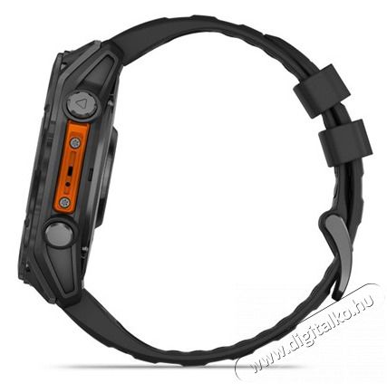 Garmin 010-02905-00 fenix 8 AMOLED (51mm) szilikon p&aacute;ntos fekete okos&oacute;ra Mobil / Kommunik&aacute;ci&oacute; / Smart - Okos eszk&ouml;z - Okos&oacute;ra - 514625