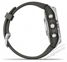 Garmin Fenix 7S Pro Solar - ezüst, grafitszürke szilikon szíjjal Mobil / Kommunikáció / Smart - Okos eszköz - Okosóra - 522725
