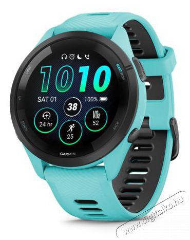 Garmin Forerunner 265 aqua-fekete Mobil / Kommunikáció / Smart - Okos eszköz - Okosóra - 522741