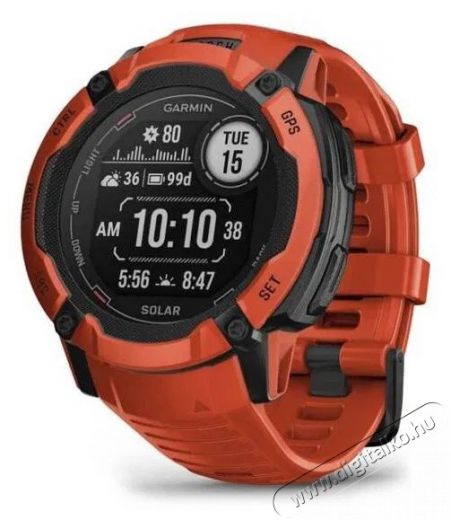Garmin Instinct 2X Solar piros Mobil / Kommunikáció / Smart - Okos eszköz - Okosóra - 522740