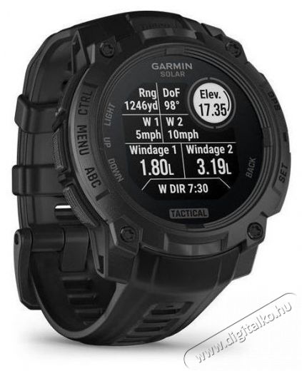 Garmin Instinct 3, 45 mm Solar Tactical Edition Black Mobil / Kommunikáció / Smart - Okos eszköz - Okosóra - 522727
