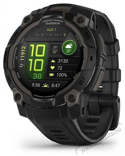 Garmin Instinct 3 45mm AMOLED, fekete Mobil / Kommunikáció / Smart - Okos eszköz - Okosóra - 522719